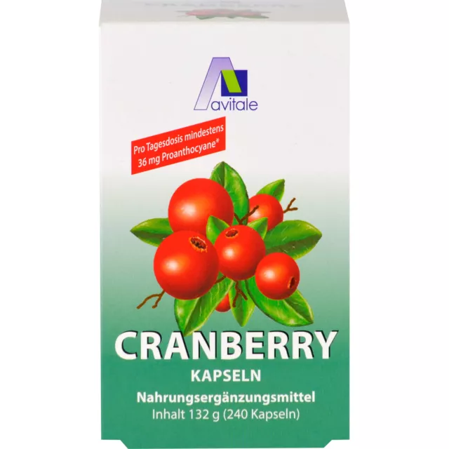 Avitale Cranberry Kapseln 400 mg, 240 St. Kapseln 4347717