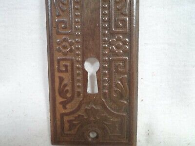 stamped metal door back plate, great deal!!! Victorian, fancy decorations # 50` 3