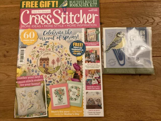 Cross Stitcher Magazine Issue 406 with gift Kit