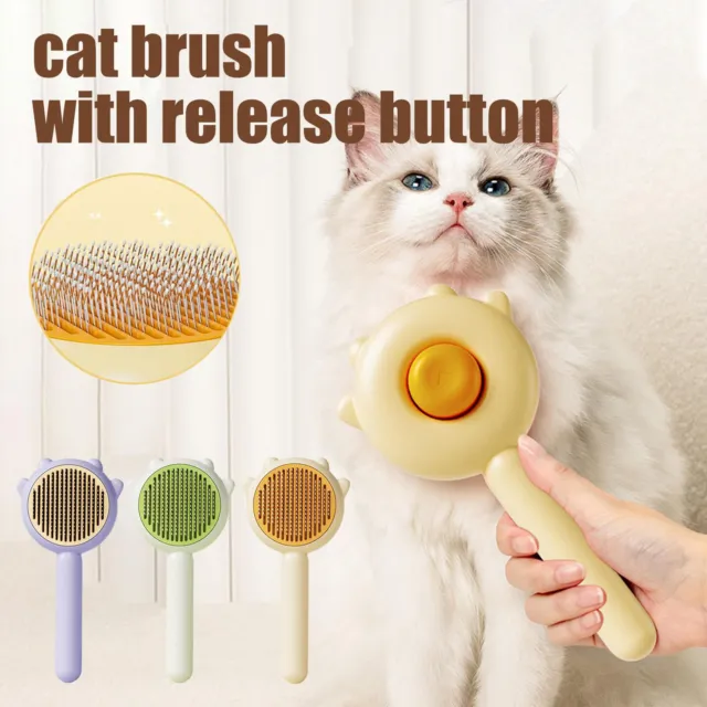 Pet Hair Cleaner Brush Needle Comb Professional Pet Grooming Comb for Cat Dog