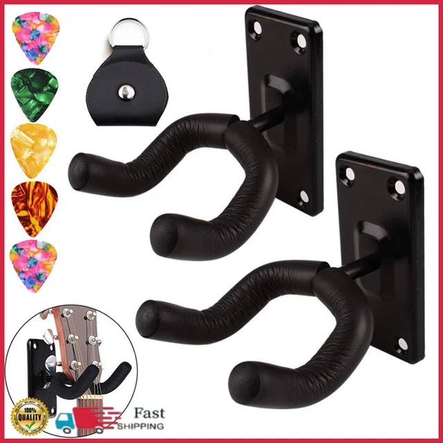 Wall Mount Guitar Hanger Hook Bass Mandolin Banjo Ukulele Holder Stand Rack