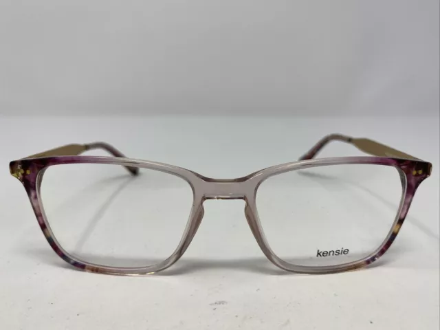 Kensie Respect PK 51-18-140 Pink Crystal Plastic Full Rim Eyeglasses Frame CW44