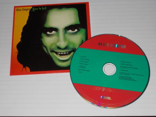 ALICE COOPER CD " ALICE GOES TO HELL " Papersleeve Cover