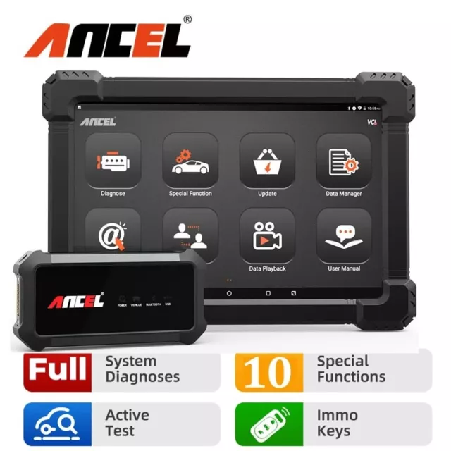 Ancel X7 Bidirectional Car Diagnostic OBD2 Scanner ABS TPMS DPF IMMO Code Reader