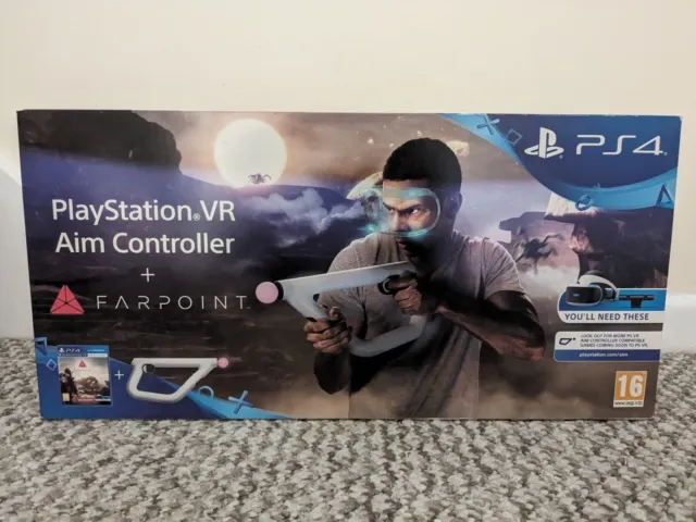 Sony PlayStation VR Aim Controller (PSVR)+ Farpoint Game Playstation 4 PS4 Boxed