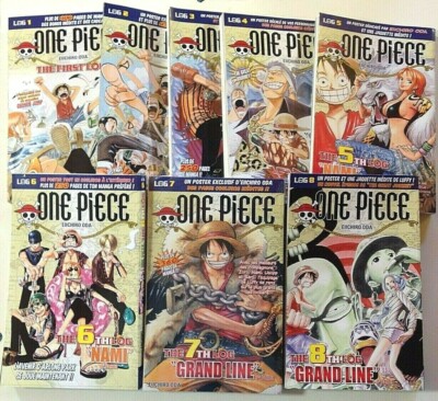 One Piece Log Tomes 1 A 8 Oda Manga Shonen En Francais Hachette Glenat Collector Eur 42 00 Picclick Fr