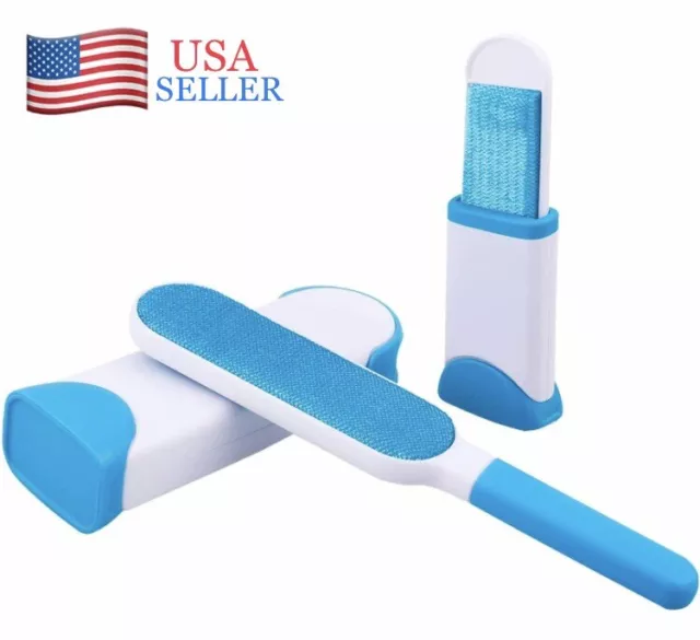 Pet Hair Remover Sofa Clothes Lint Cleaning Brush Dog Cat Fur Cleaner Reusable