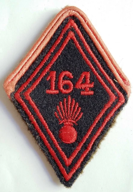INSIGNE LOSANGE TISSU Modèle 45 - 74Ème Ra - Artillerie - EUR 2,50