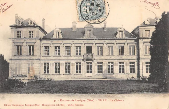 Cpa 60 Environs De Lassigny / Ville / Le Chateau