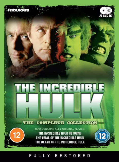 The Incroyable Hulk - Complète Collection [dvd] [1977], Neuf, dvd ,Gratuit & Fas