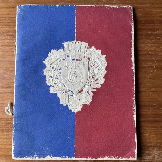 Programme Visite Officielle Elizabeth II à Paris 1957 – Spectacle Sur La Seine
