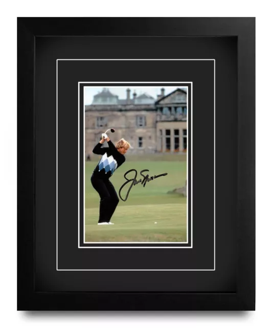 Jack Nicklaus Hand Signed 6x4 Photo 10x8 Picture Frame Golf Open Champion + COA