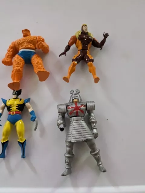 X-Men Toy Biz Marvel Heavy Metal Lot of  6 Die Cast Figures Vintage