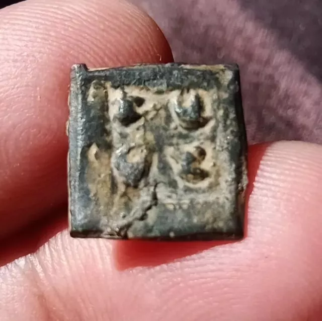 Hunic/ Hephthalites Tribes Swat Pak Kashmir Smast AE Unit Sasanian Bust 1.07g 2