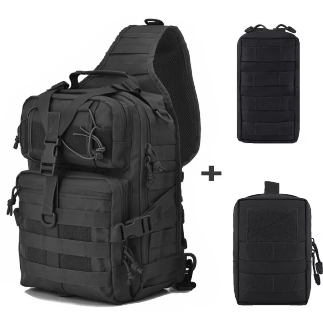 Molle Tactical Sling Rucksack 20L Militärtaschen Multifunktions EDC Tasche Jagd