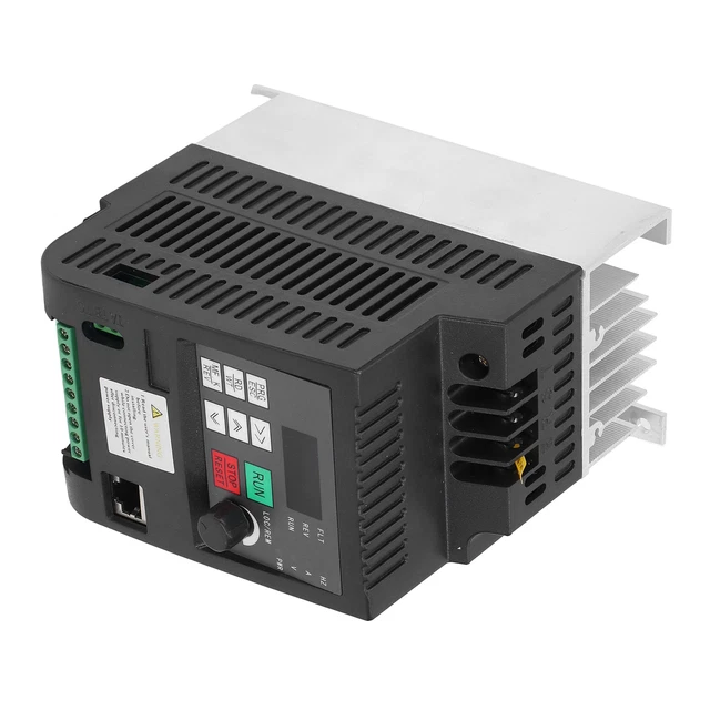 Variable Frequency Drive VFD 220V 0.75KW 1HP – Single To Three Phase Converter For Motor Speed Control