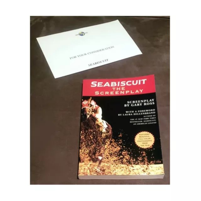 🏆Oscar FYC For Your Consideration Seabiscuit The Screenplay Pre-1st Ed Book VG 3