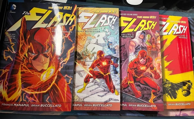DC Comics New 52 The Flash Vol. 1- 4 Hardcovers by Manapul and Buccelatto