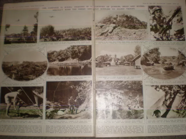 Photo article WWII the war in Burma 1944 ref AO