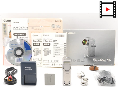 [NEAR MINT in Box] Canon PowerShot TX1 PSTX1 7.1MP Digital Camera From JAPAN