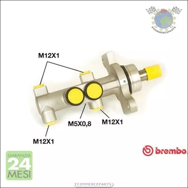 Pompa freni Brembo per CITROEN C3 II I C2 PEUGEOT 1007 P