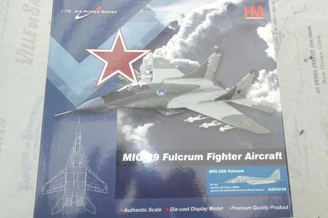 HOBBY MASTER 1:72, HA6503B MIG-29A Fulcrum 29+03, Museum Berlin