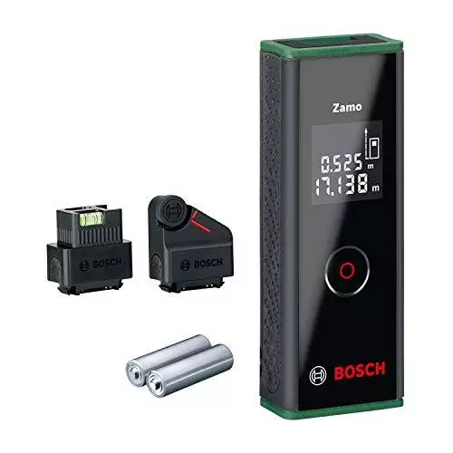 NEW - Bosch Distanziometro laser Zamo Set (3a generazione, campo di misura: 0,15