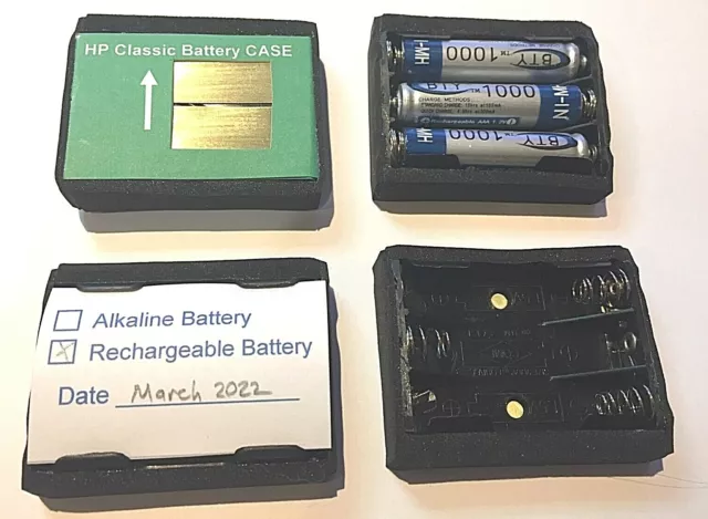 Rechargeable HP Calculator Battery Classic CASE   HP 35, 45, 55, 65, 67, 80