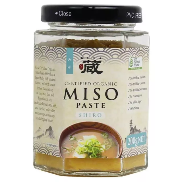 Kura - Organic Miso Paste Shiro 200g