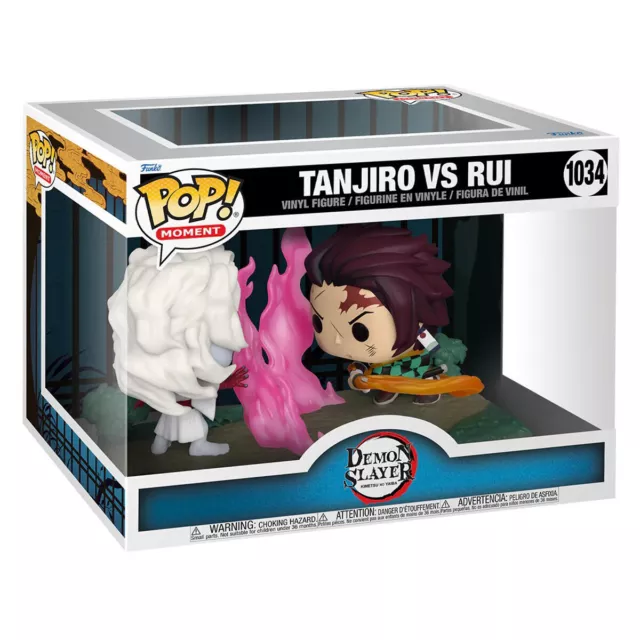 Funko POP Animation Moment #1034 Demon Slayer Tanjiro vs Rui Diorama Figures New