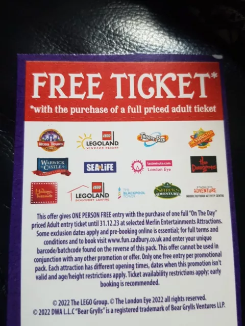 Legoland vouchers online