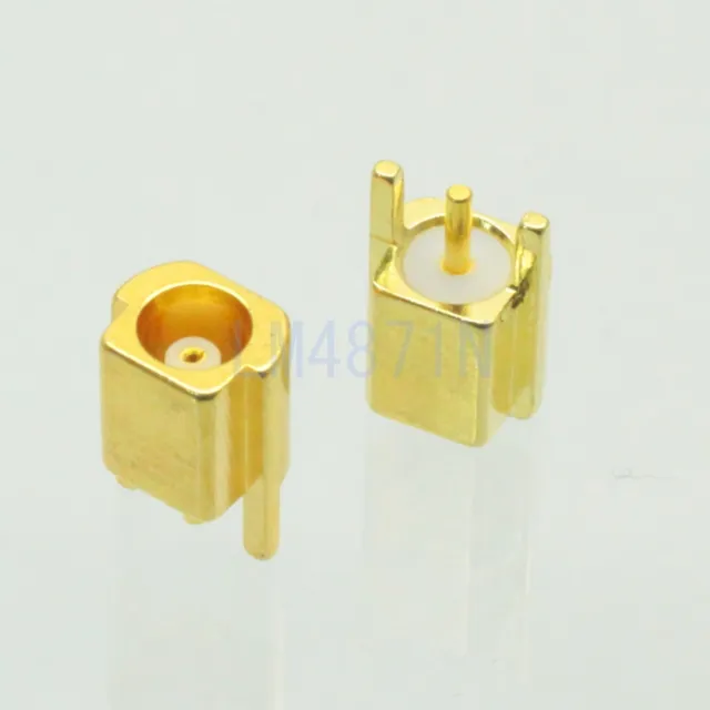 1pce Connector MCX female jack solder PCB edge surface mount straight