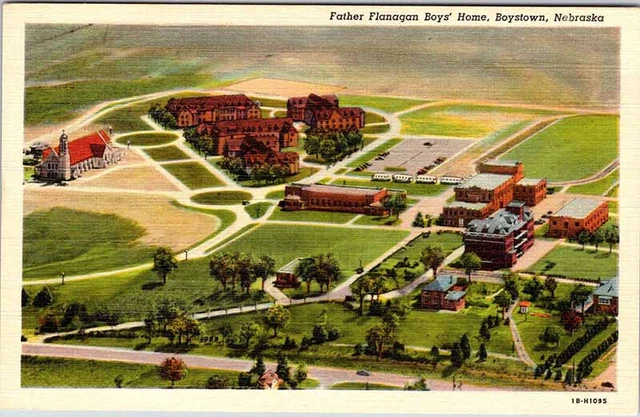 Postcard AERIAL VIEW SCENE Omaha Nebraska NE AM0676