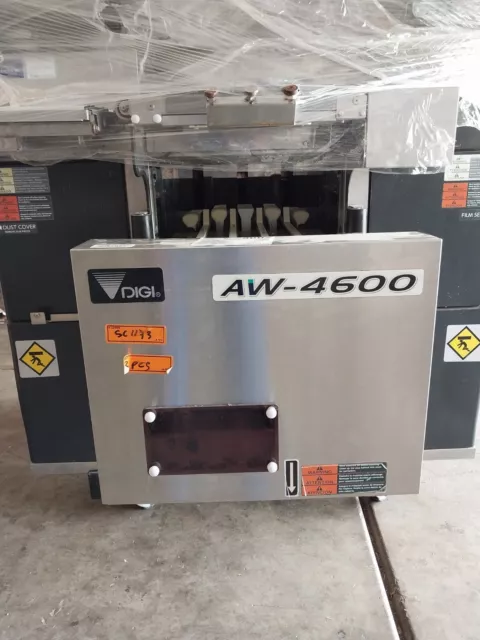 Used Teraoka Digi AW4600 AT Automatic  Weigh And Wrapping System