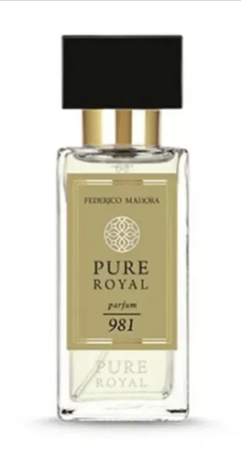 FM 981 Pure Royal Unisex  Collection Federico Mahora Perfume 50ml UK
