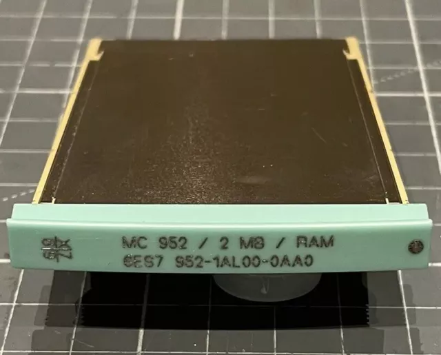 Siemens 6ES7952-1AL00-0AA0 SRAM Memory Card 2MB 6ES7 952-1AL00-0AA0  * tested *