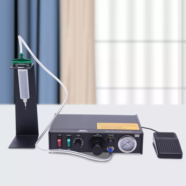 982 Glue Dispenser Automatic/ Manual Solder Liquid Dispensing Controller 20W New