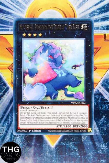Number 41: Bagooska The Terribly Tired Tapir VASM-EN044 1st Ed Rare Yugioh Card