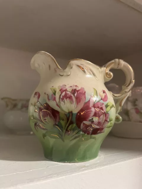 antique porcelain creamer Small Pitcher
