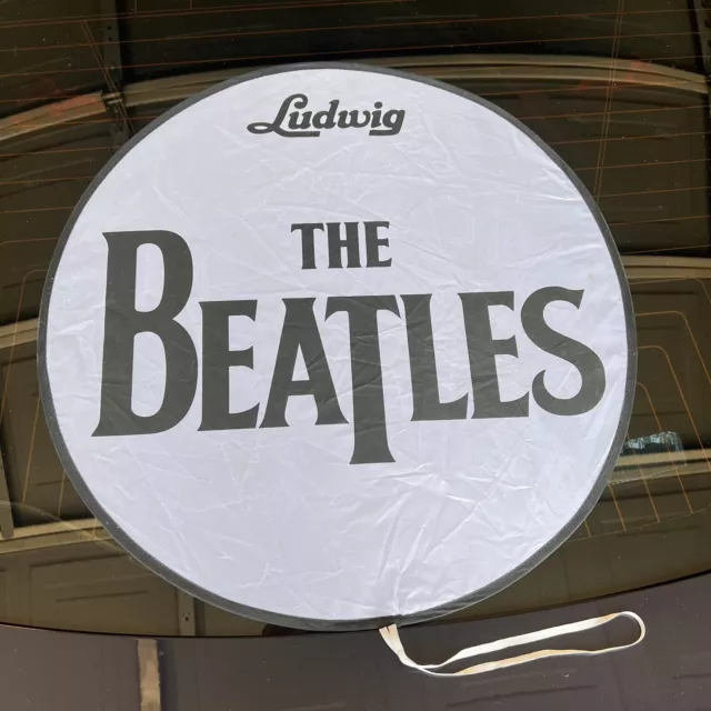The Beatles Rockband Ludwig Drum Cover Sign Shade - Nintendo  Sony PlayStation