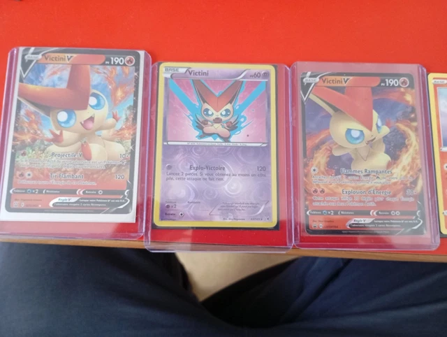 Card Collection – Victini V 021/163 Double Rare (RR) – Épée Et Bouclier Styles De Combat – Neuve