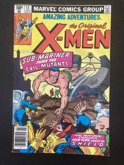 AMAZING ADVENTURES Vol.2 #12 (1980, Marvel Comics) X-Men ▸ FREE SHIPPING
