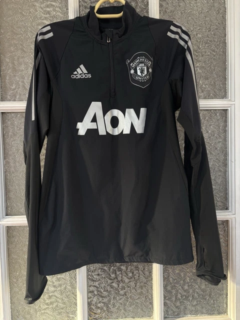 Veste De Training Adidas Manchester United 2016/17 - Taille M - Couleur Bleue - Occasion Très Bon état