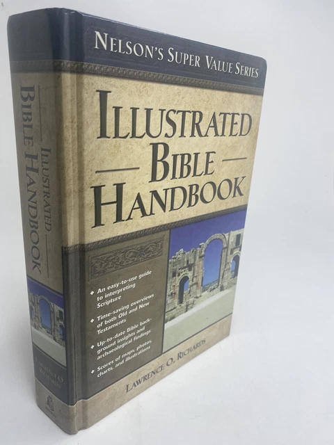 ILLUSTRATED BIBLE HANDBOOK by Angie Peters and Larry Richards 1987 HC £ ...
