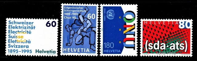 Schweiz Satz MiNr. 1540-1543 von 1995 Postfrisch N 0766