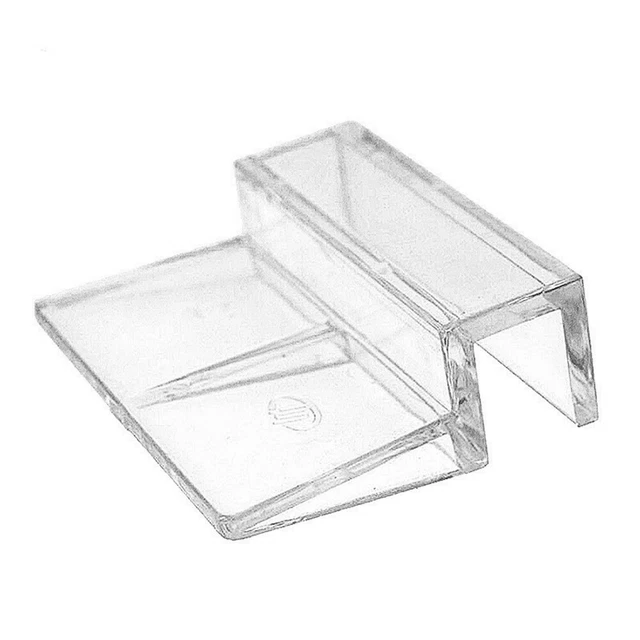 6 mm 8 mm 10 mm 4 piezas soporte para tanque de peces clip para acuario de acrílico (12 mm)