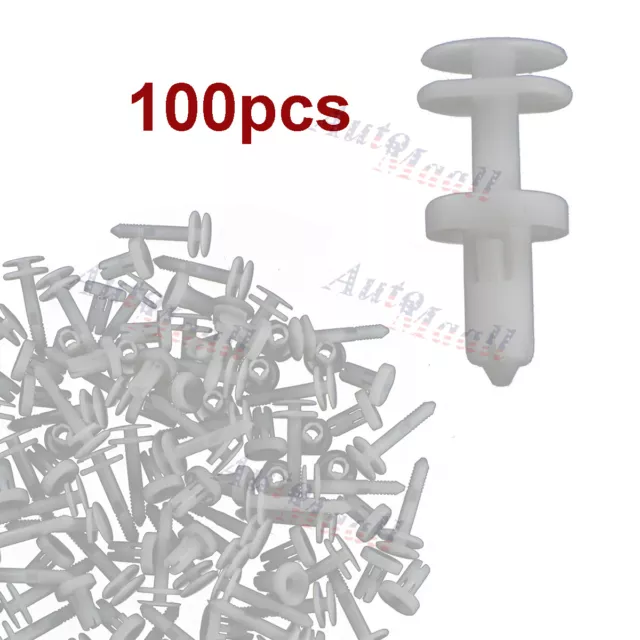 100pcs Push Type Retainer Clips Door Trim Panel Fit GM Truck Chevrolet GMC Buick