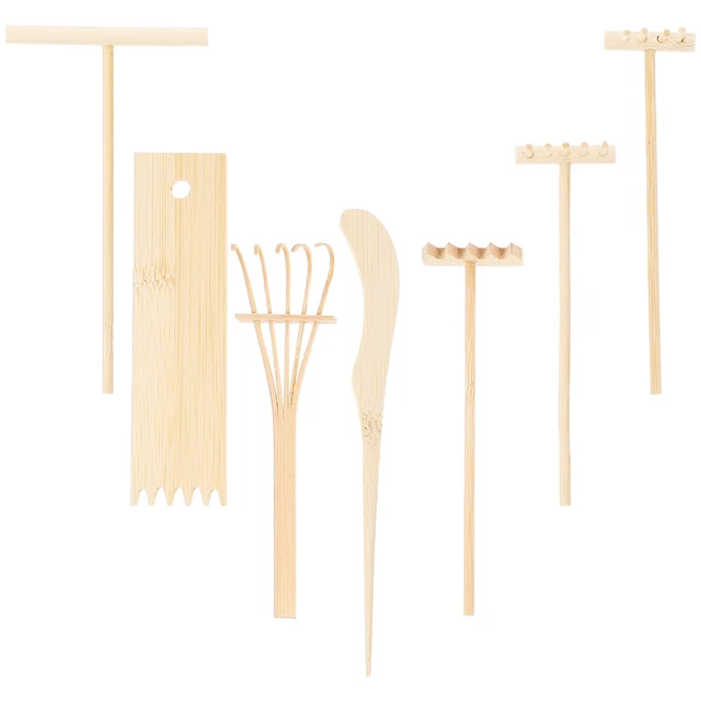 1 Set dekorativer Mikro -Rakes Tabelle Miniatur Rakes DIY kleine Rakes Desktop M