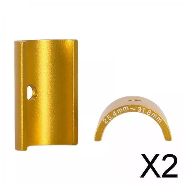 2X Potence De Vélo 25,4 à 31,8 Mm Cale D'adaptateur De Guidon - 1