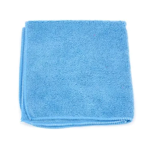 12-PACK AUTO POLISHING TOWELS MICROFIBER CLEANING CLOTH Blue 16x16 in.